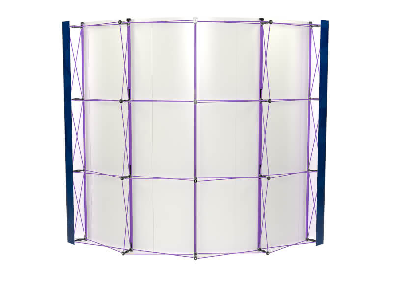 Ställning till Pop up Mediawall Large